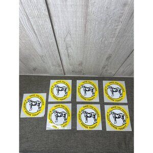 5 inch Have You Hugged A Draft Horse Today? Sticker 7 Pk for Trailer Truck Barn